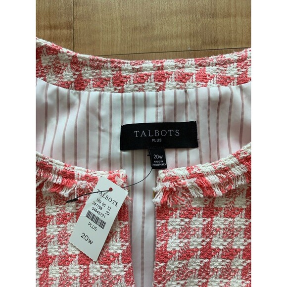 Talbots Pink and White Blazer - Picture 7 of 14